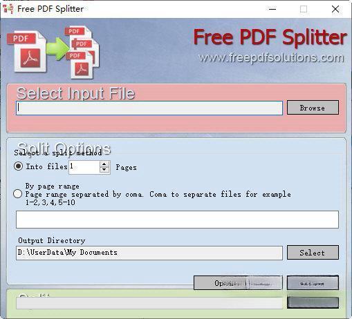Free PDF Splitter(PDF分割软件)电脑版 V1.0 官方版