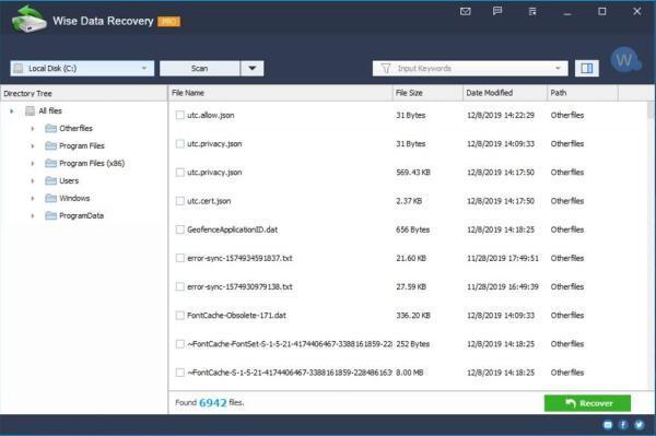 Wise Data Recovery电脑版 6.1.3.495 最新版