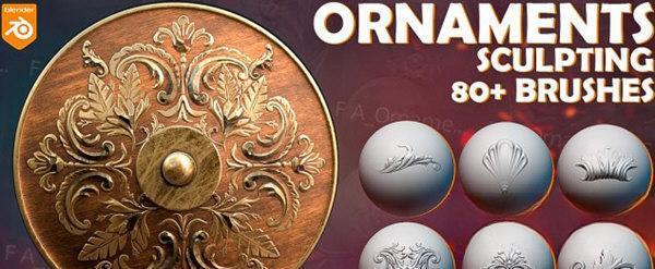 Ornaments Brushes(装饰纹理笔刷资产预设) 电脑版1.0 免费版
