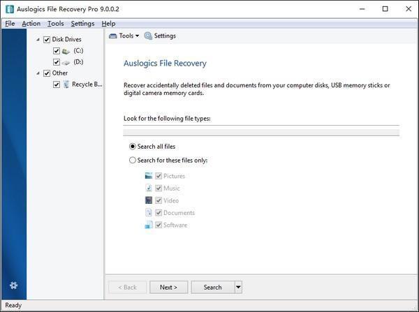 Auslogics File Recovery Pro电脑版 10.1.0.1 官方版