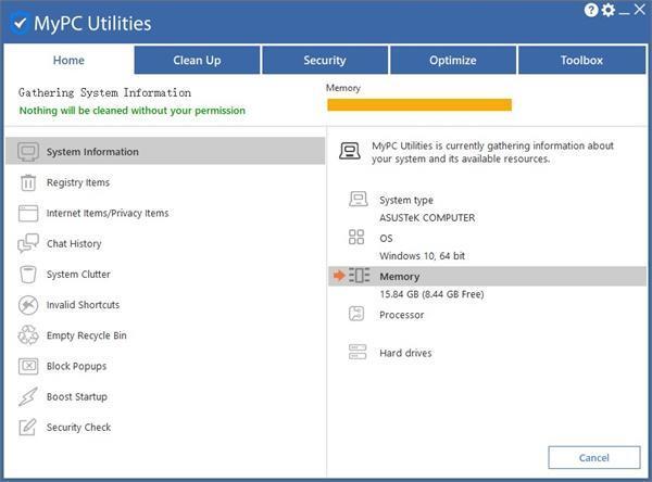 MyPC Utilities系统优化清理工具v8.0.0.1