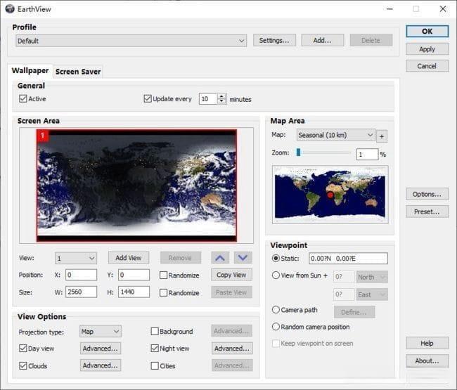 EarthView(动态壁纸)电脑版v7.9.14便携版